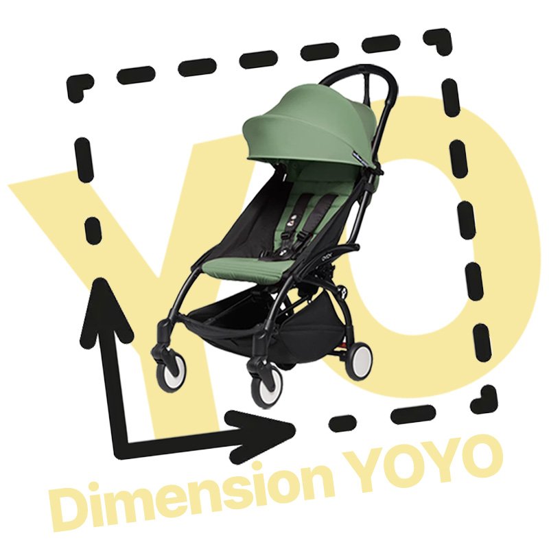 Dimensionen des YOYO Babyzen Kinderwagen